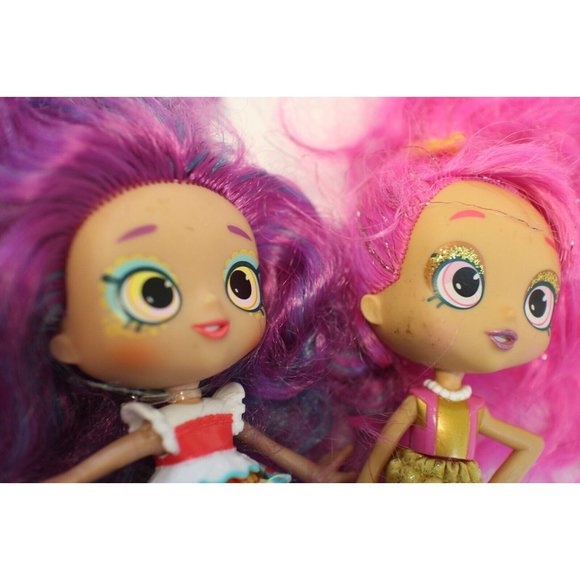Shopkins Shoppies Lot of 2 Loose 5" Used Dolls - Picture 2 of 3